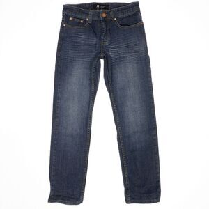 A&I Modern Slim Jeans Mens 28x30 Actual 28x28.5 Dark Medium Blue Denim Stretch